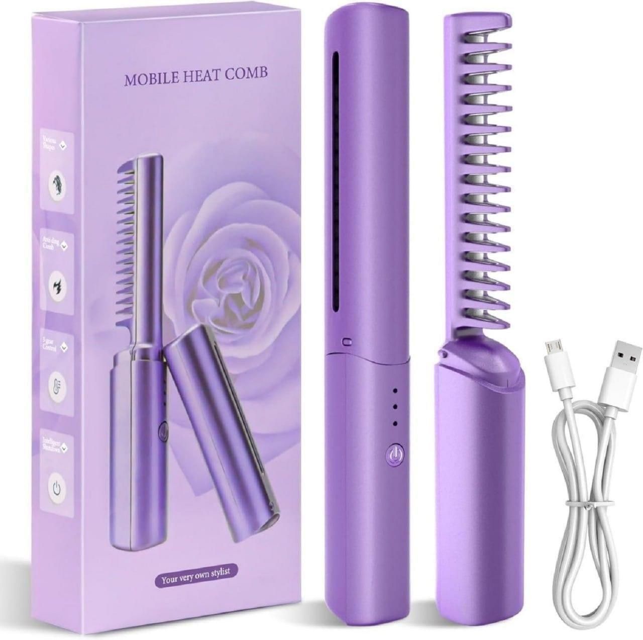 Meneflix Portable Mini Hair Straightener – Salon-Style Hair Anywhere, Anytime
