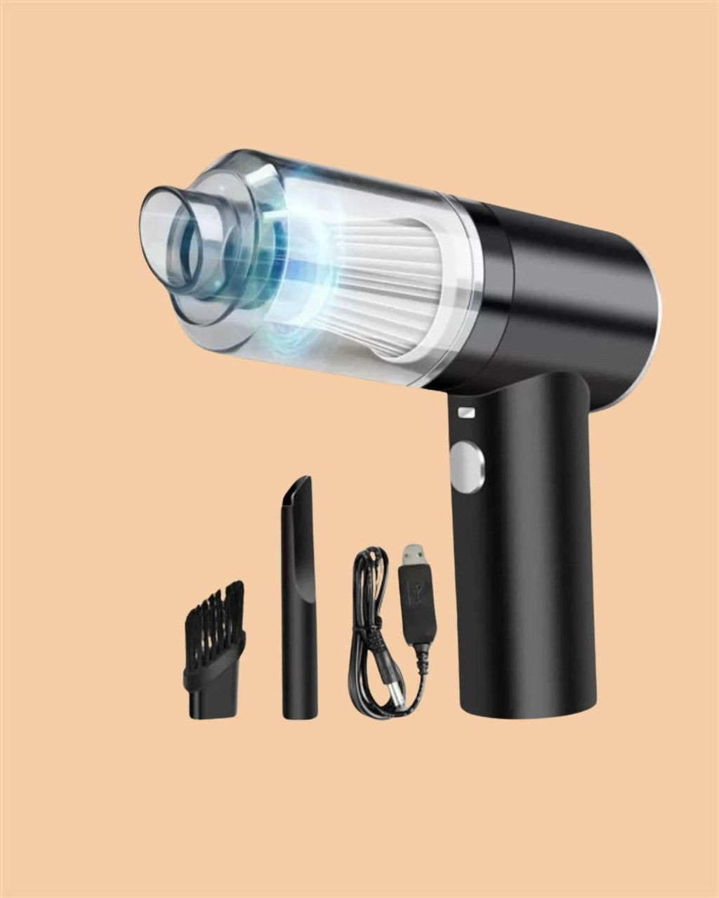 2-in-1 Vacuum Suction Cleaner & Wireless Portable Air Duster