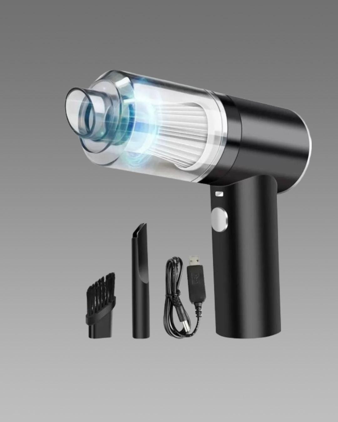 2-in-1 Vacuum Suction Cleaner & Wireless Portable Air Duster