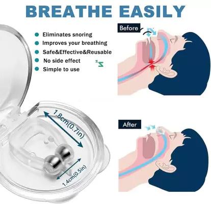 Anti-Snoring Magnetic Nose Clip – Breathe Better, Sleep Quieter