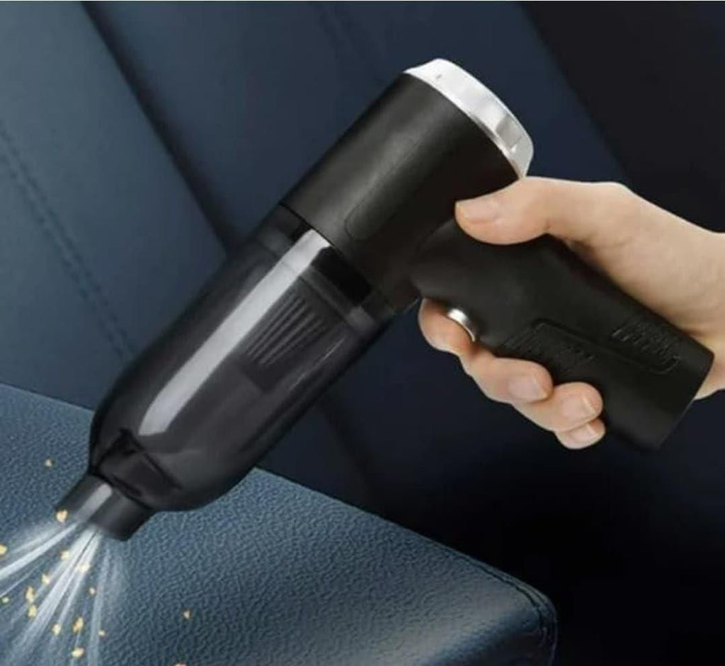 2-in-1 Vacuum Suction Cleaner & Wireless Portable Air Duster