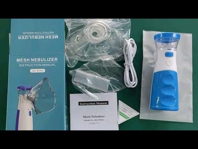 Portable Ultrasonic Rechargeable Mesh Nebulizer Machine – Silent & Effective Respiratory Relief